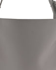 Calfskin Logo Embossed Small Tool 2.0 North-South Tote BLCG Grey