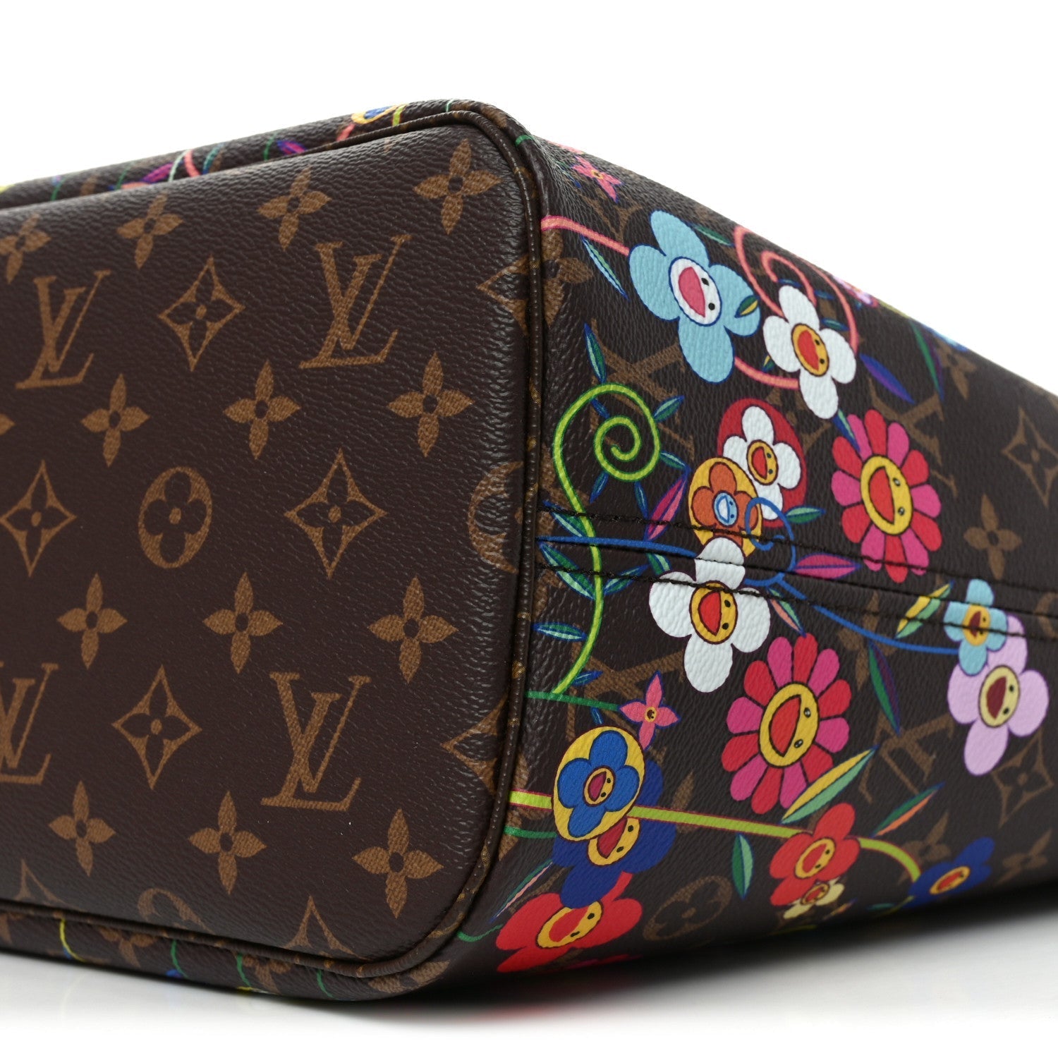 LV X TM Monogram Flowers Neverfull MM