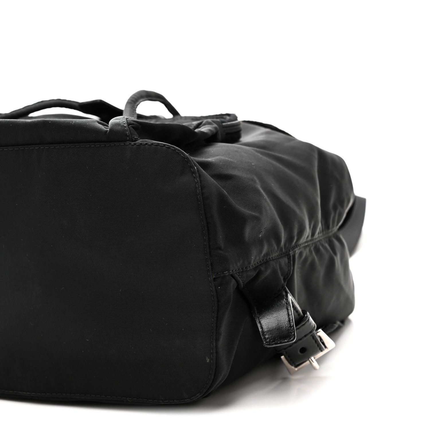 Tessuto Nylon Vela Cinch Backpack Black