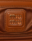 Nappa Small Beau Top Handle Bag Cognac