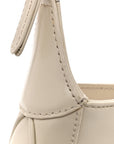 Boarded Dyana Lux Calfskin Mini Jackie 1961 Hobo Mystic White