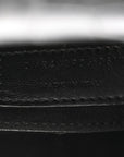 Calfskin Crocodile Embossed Medium Monogram Sunset Black