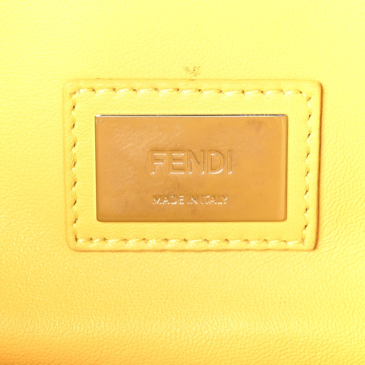 Vitello Morgan Shiny Nappa Medium Peekaboo Iconic Satchel Polvere Sunflower