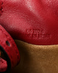 Calfskin Mini Flamenco Knot Bag Red