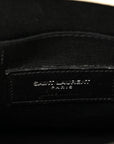 Grained Calfskin Baby Sac De Jour White
