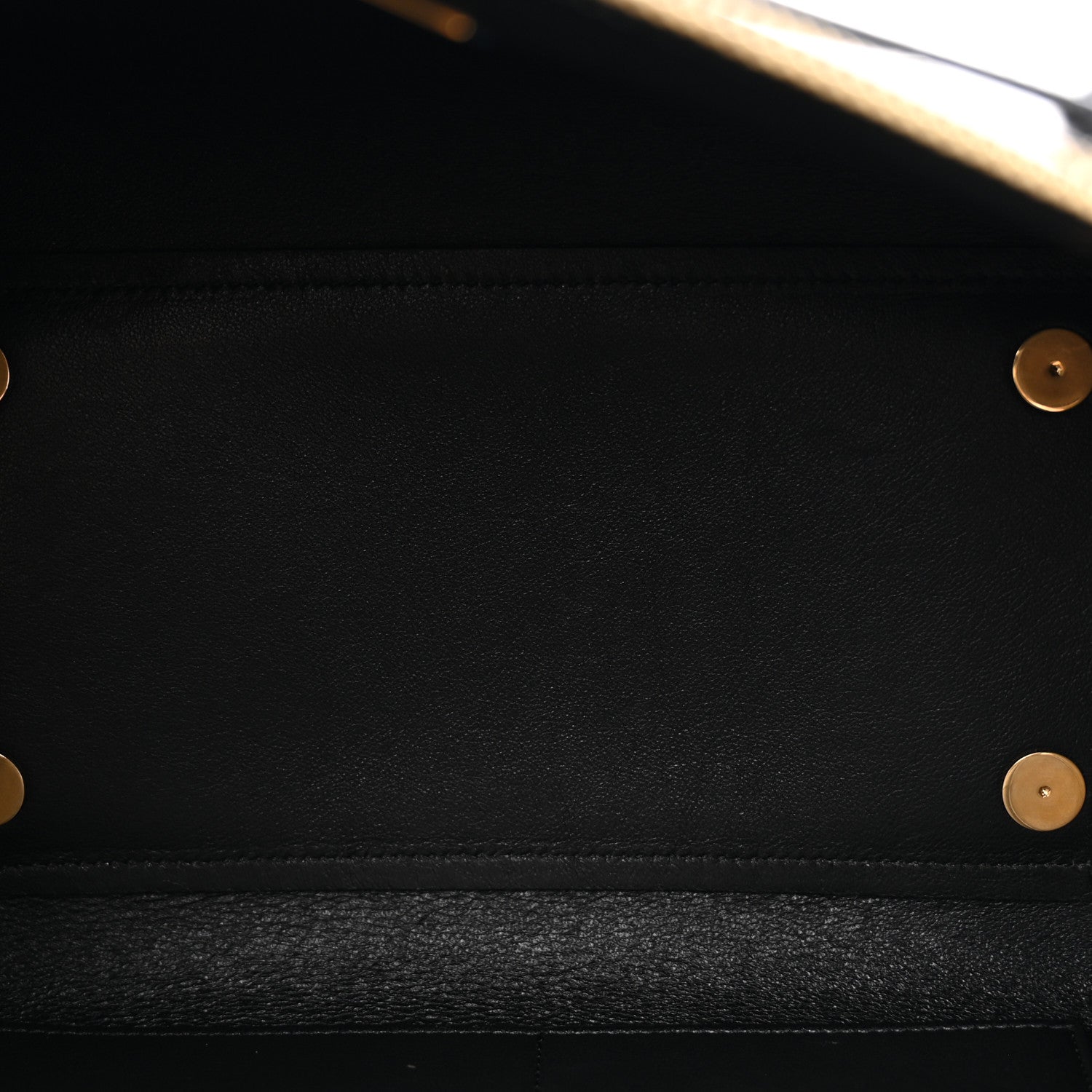 Smooth Calfskin Double Stitching Mini Belt Bag Black