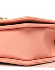 Caviar Quilted Small Boy Flap Light Pink