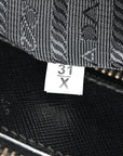 Saffiano Lux Medium Galleria Double Zip Tote Black
