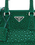 Satin Crystal Mini Galleria Double Zip Tote Mango