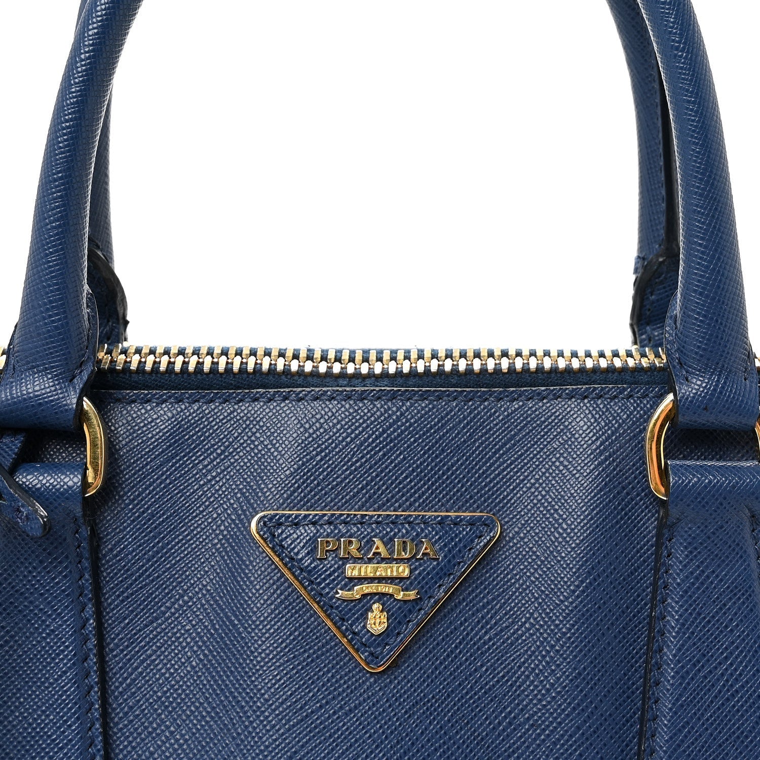 Saffiano Lux Medium Promenade Tote Bluette