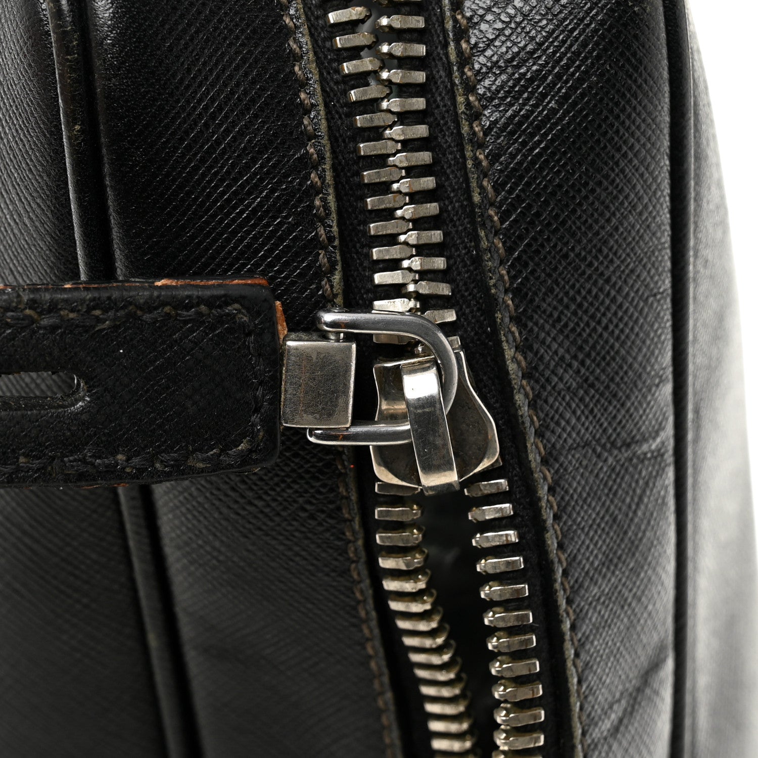 Saffiano Travel Briefcase Black