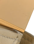 Smooth Calfskin La Petite Pochette Rond Carre Light Ivory