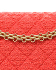 Wool Tweed Quilted 2.55 Reissue 225 Flap Coral