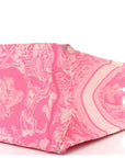 Canvas Embroidered Medium D1ORiviera Toile De Jouy Book Tote Fluorescent Pink