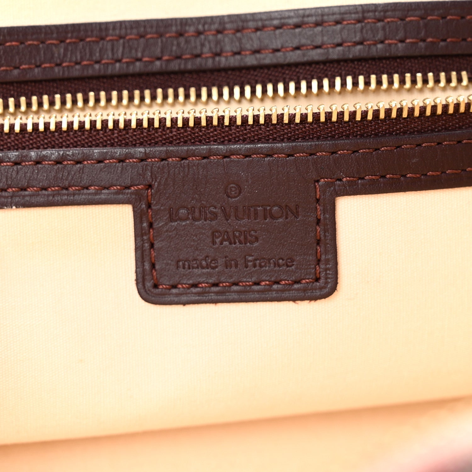 Mini Monogram Alma Long Cherry