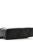 Caviar Quilted Top Handle Slim Vanity With Chain Black