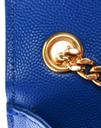 Grain De Poudre Small Classic Monogram Kate Satchel Royal Blue