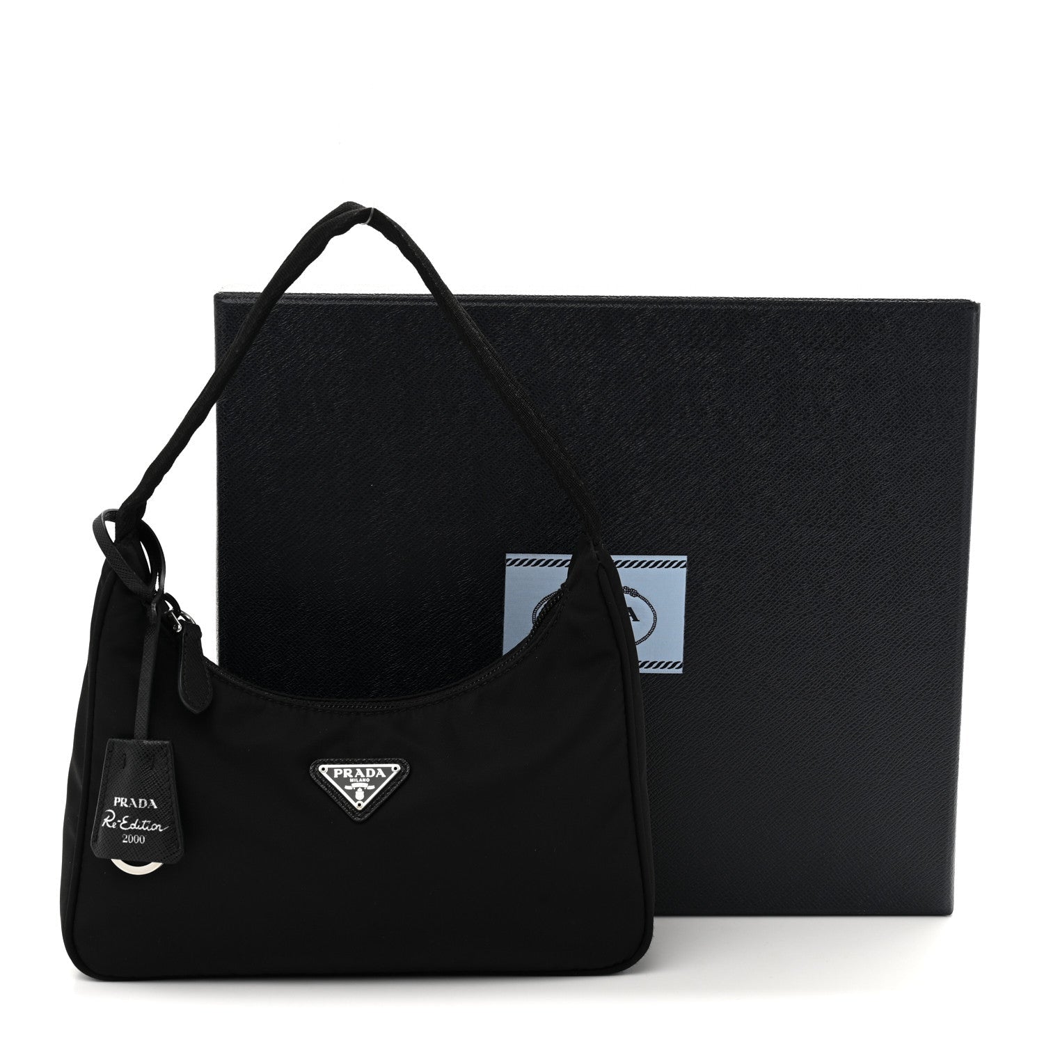 Tessuto Nylon Mini Re-Edition 2000 Bag Black