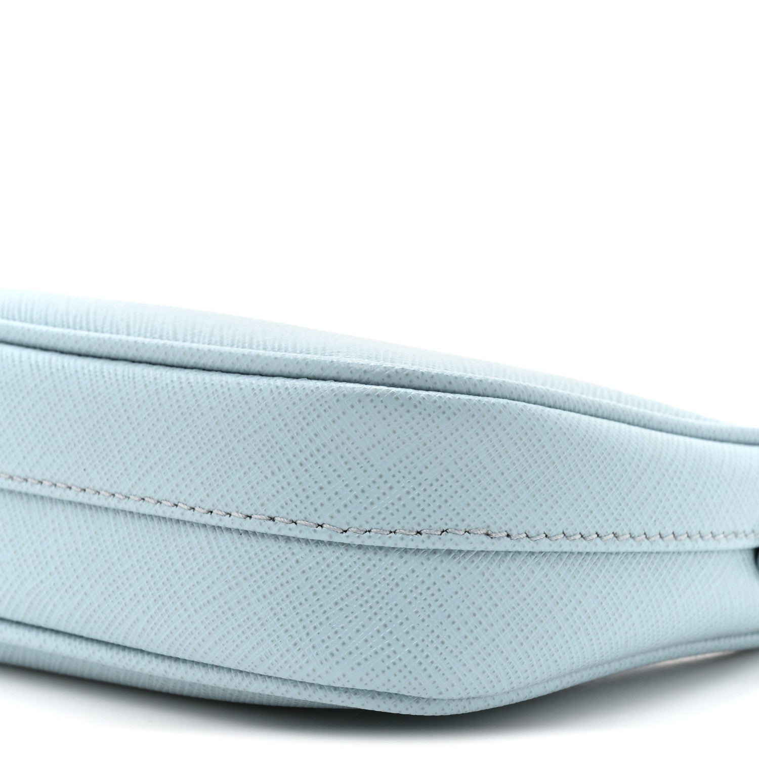 Saffiano Lux Re-Edition 2005 Mini Shoulder Bag Celeste