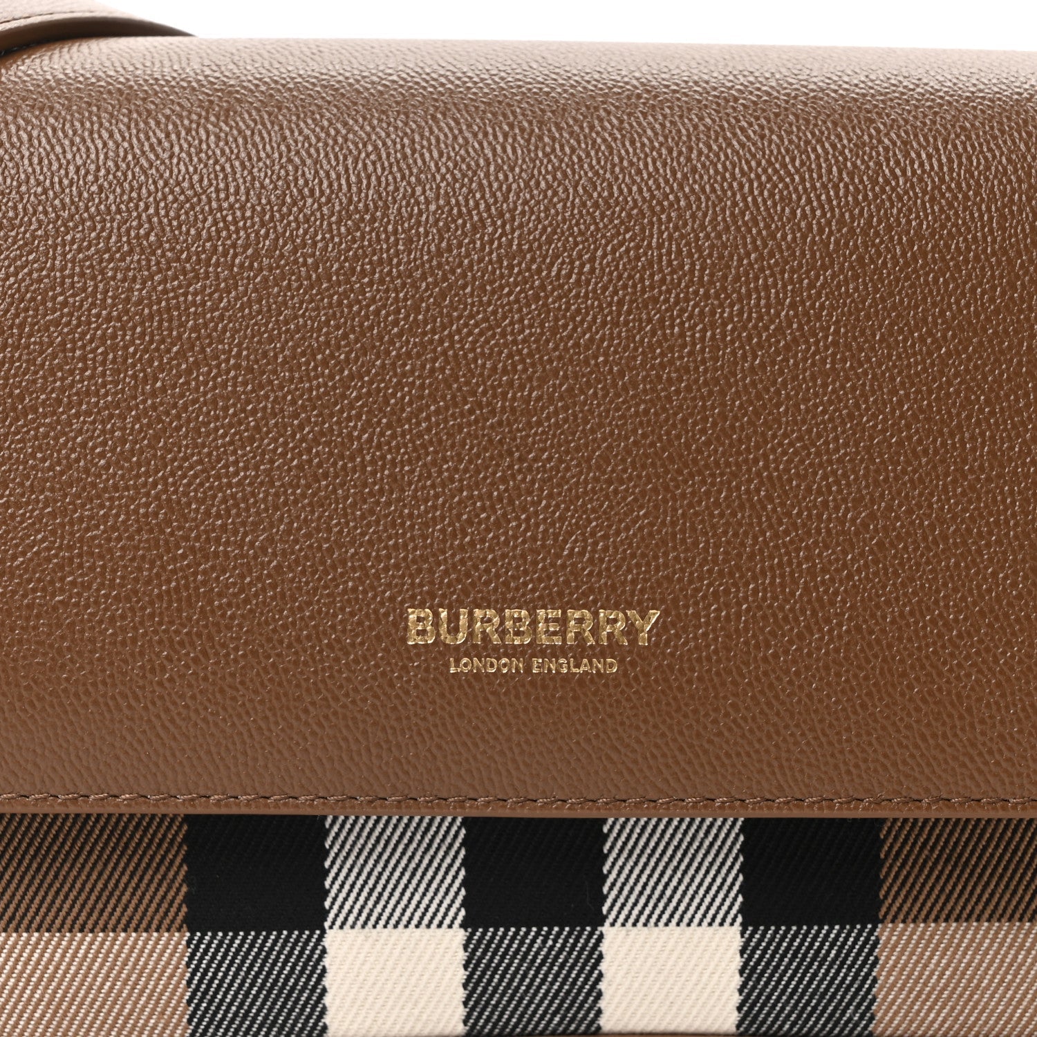 Grained Calfskin House Check Tartan Mix New Hampshire Earth