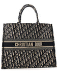 Oblique Large Book Tote Blue Multicolor