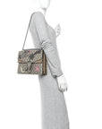 GG Supreme Monogram Shooting Star Embroidered Medium Dionysus Shoulder Bag Beige
