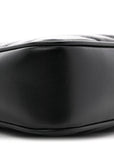 Calfskin Matelasse Monogram Monochrome Lou Camera Bag Black