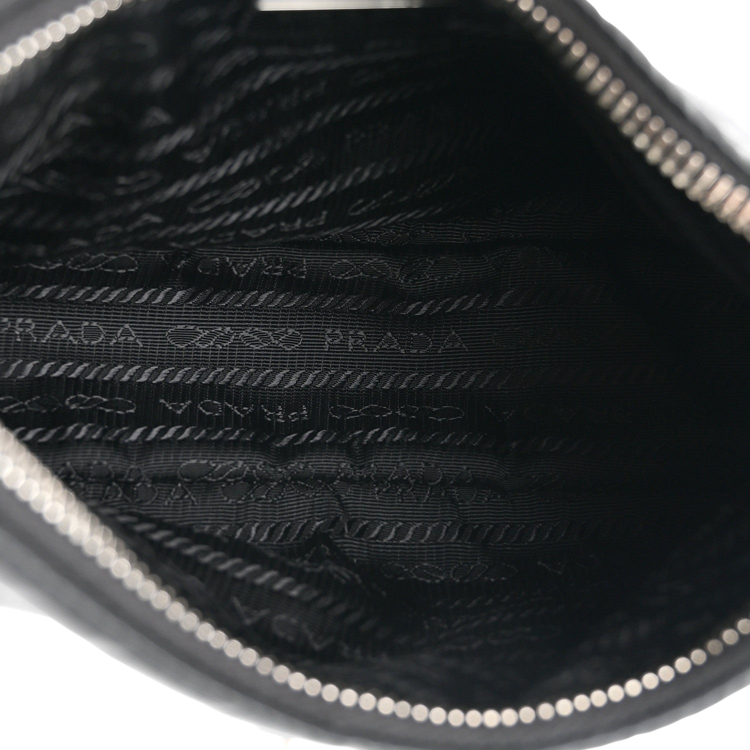 Tessuto Nylon Saffiano Mini Re-Edition 2005 Bag Black