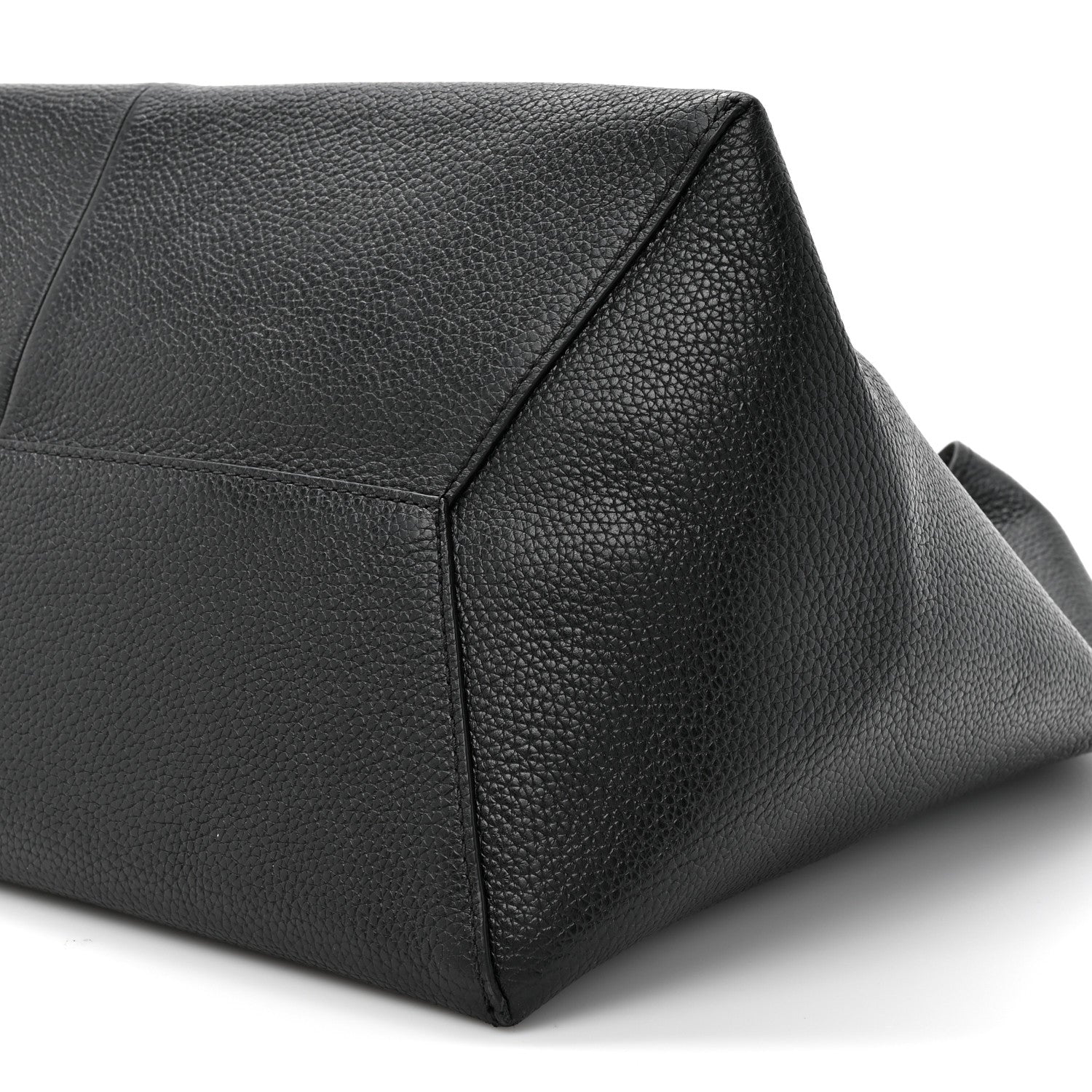 Grained Calfskin Medium The Sack Bag Black