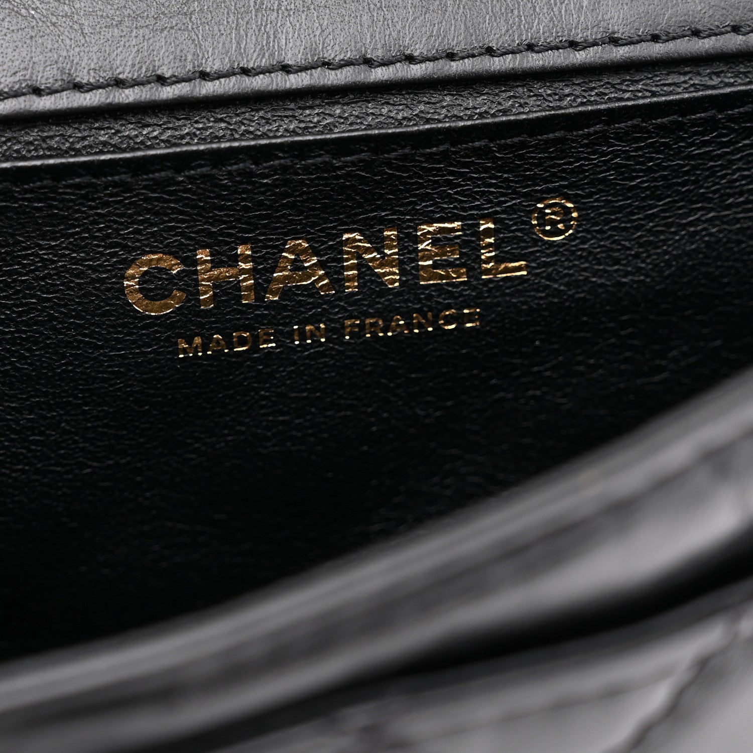 Aged Calfskin Quilted 2.55 Reissue Chain Waist Bag Black