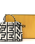 X MARC JACOBS Nappa Mini Peekaboo I SEE U Satchel Black White