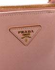 Saffiano Medium Galleria Double Zip Tote Orchidea