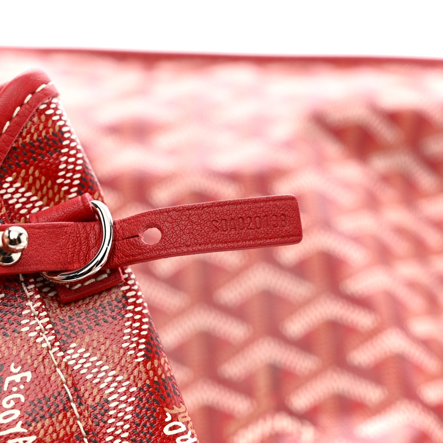 Goyardine Reversible Mini Anjou Red