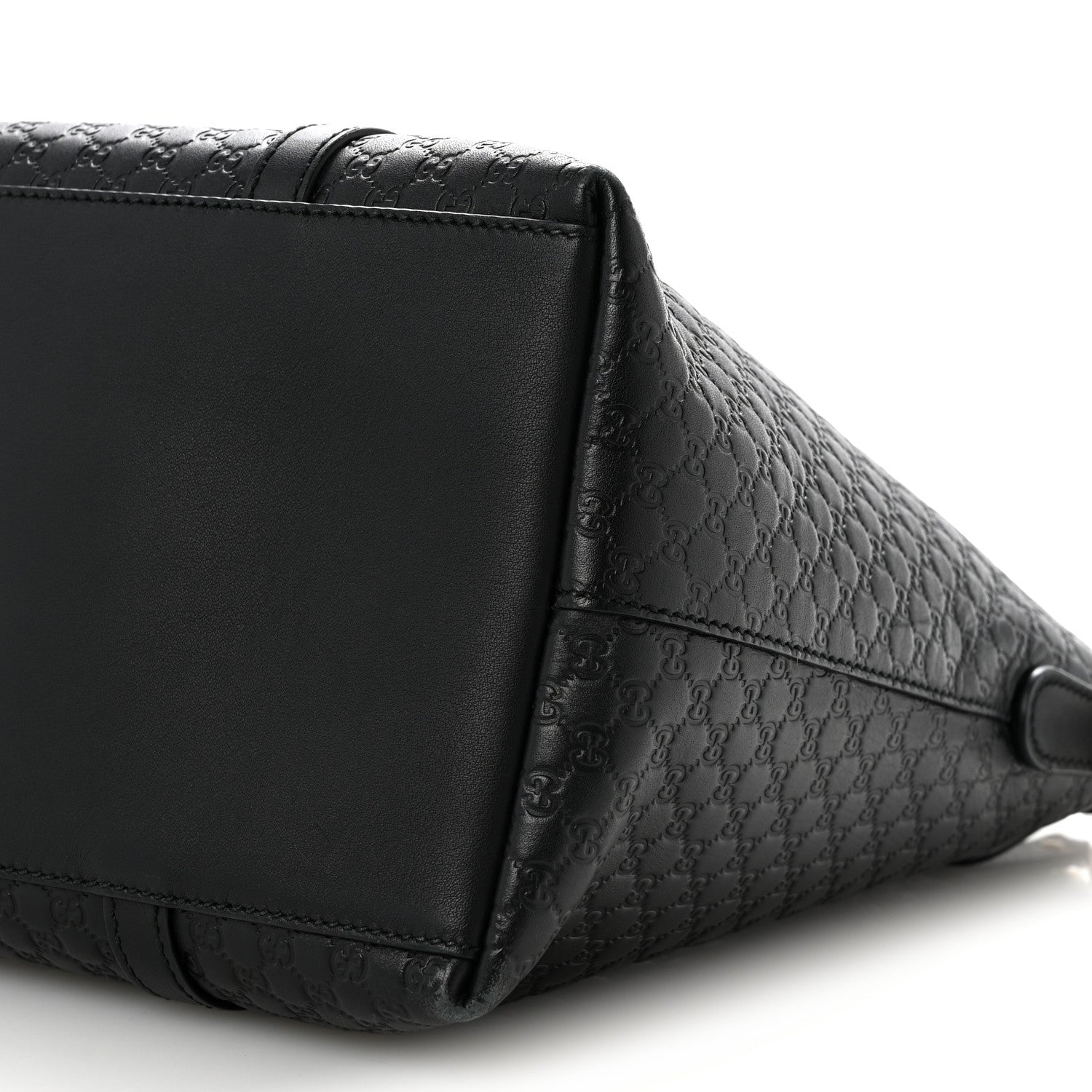 Soft MicroGCCIssima Dome Satchel Black