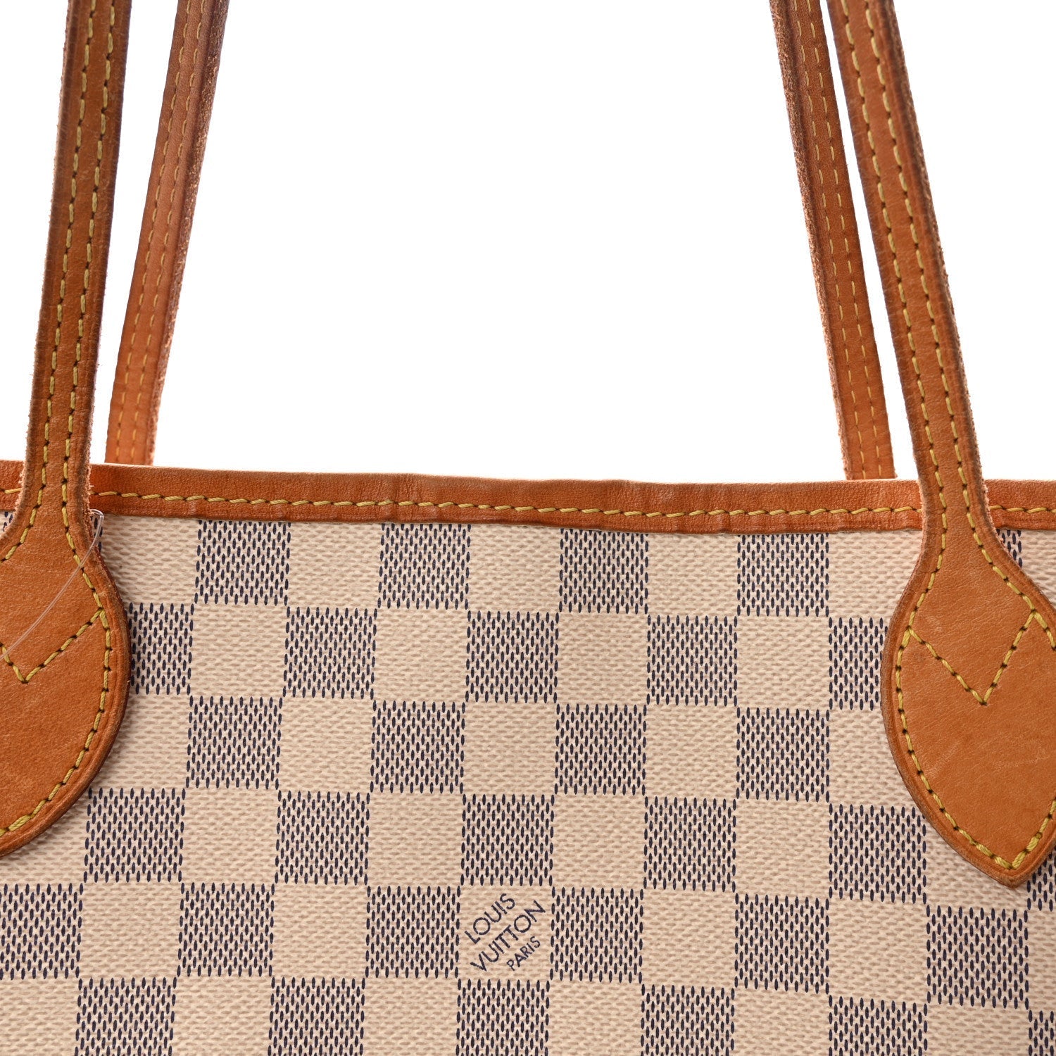 Damier Azur Neo Neverfull MM Rose Ballerine