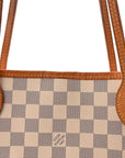 Damier Azur Neo Neverfull MM Rose Ballerine