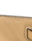 Ostrich Kelly Pochette Clutch Parchemin