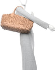 Nappa Intrecciato Medium Paillettes Cabat Beige
