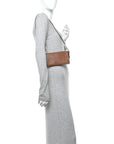 Nappa Aviator Mini Flat Pouch Rovere