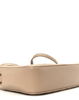 Calfskin Matelasse Monogram Lou Camera Bag Nude Powder