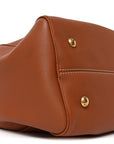 Grained Calfskin Low Key Speedy 30 Cognac