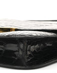 Shiny Caiman Crocodile Constance 23 Black