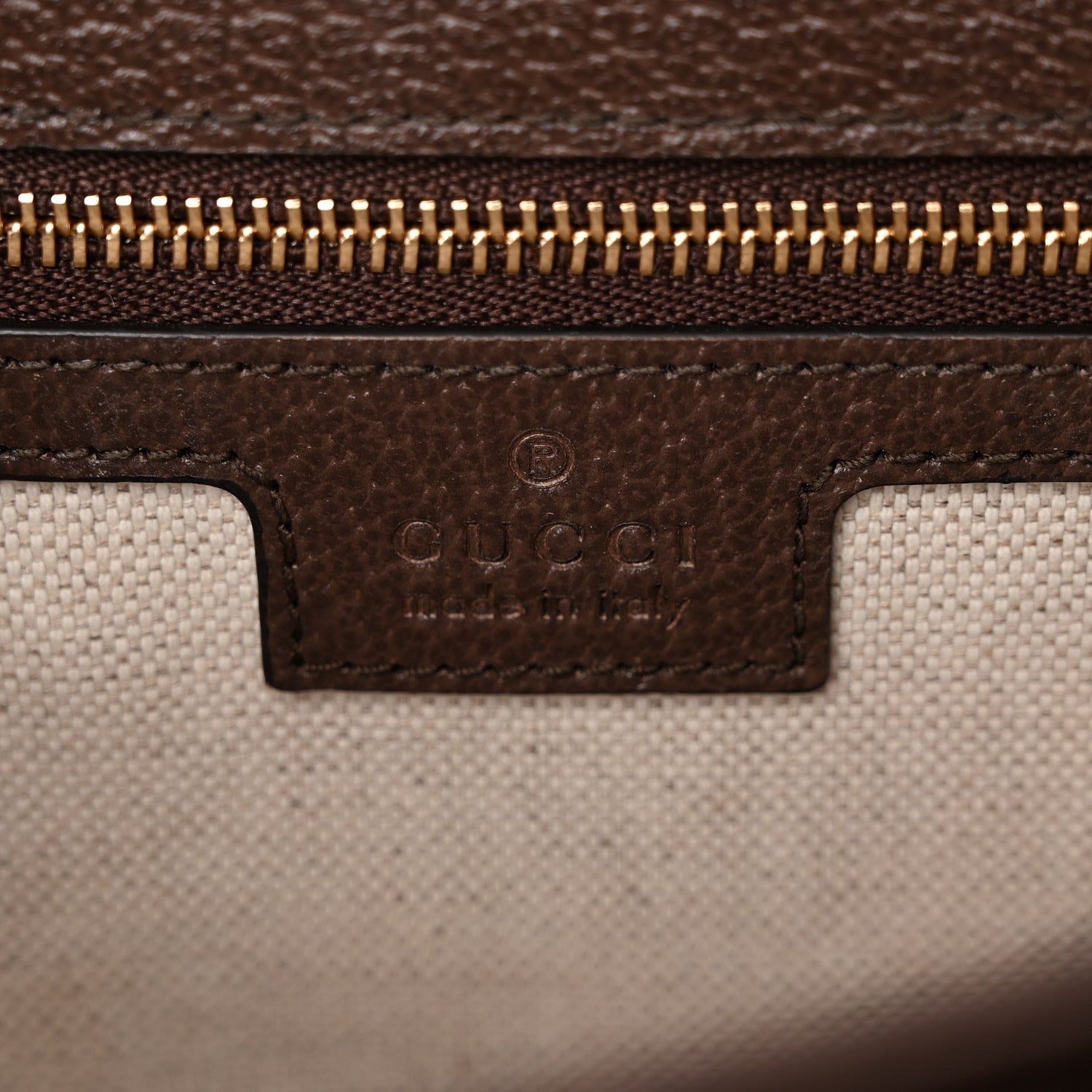 Monogram Jumbo GG Textured Dollar Calfskin Web Small Ophidia Padlock Top Handle Bag Camel Ebony New Acero