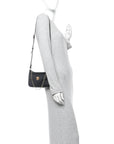 Grained Calfskin La Medusa Mini Bag Black