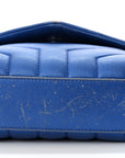 Metallic Calfskin Y Quilted Monogram Toy Loulou Crossbody Bag Blue Royal