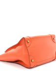 Smooth Calfskin Mini Luggage Orange