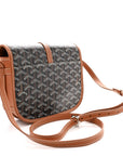Goyardine Belvedere II PM Messenger Bag Black Gold