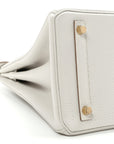 Togo Birkin 30 Gris Pale