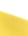 Liege Calfskin Medium Classic Box Flap Bag Fluo Yellow