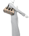 Haymarket Check Eden Tote Chocolate